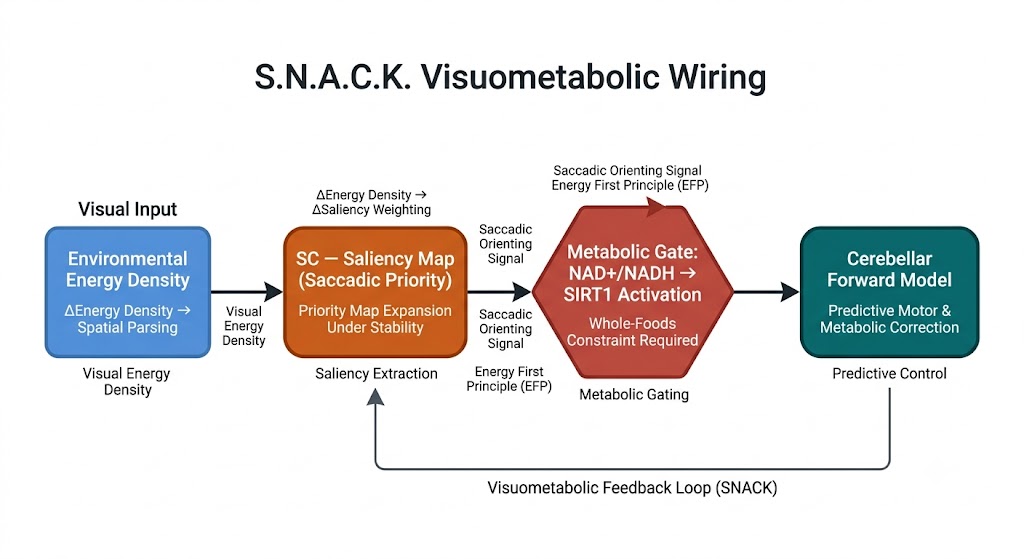 S.N.A.C.K. Visuometabolic Circuit & Feedforward Control